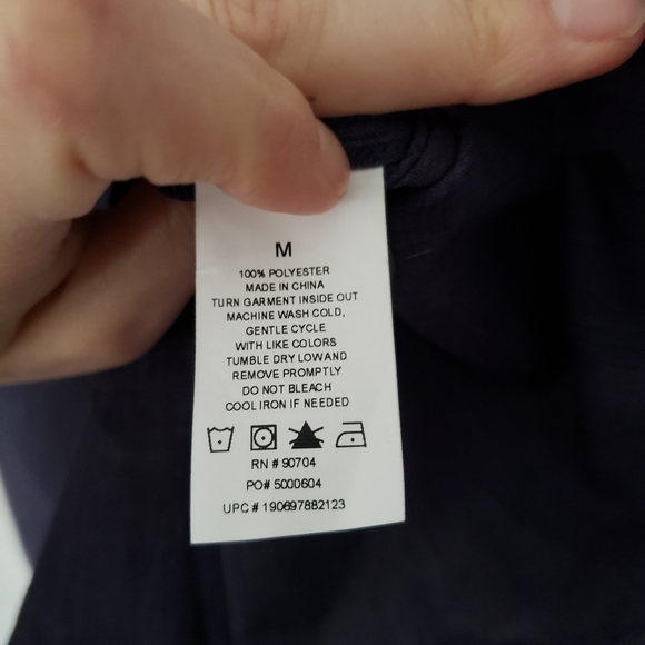 NWT blue button down dress shirt - Picture 5 of 6